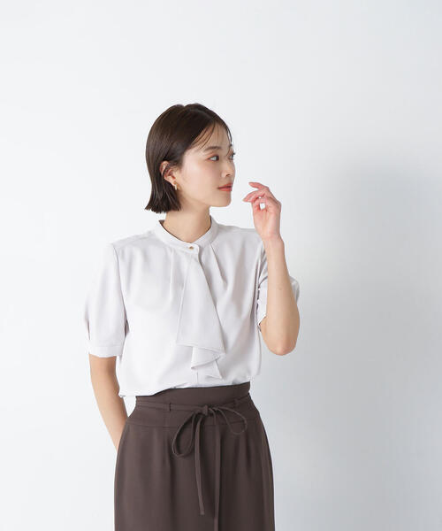 ラッフルタイブラウス ◇ラッフルタイブラウス（シャツ/ブラウス）｜NATURAL BEAUTY