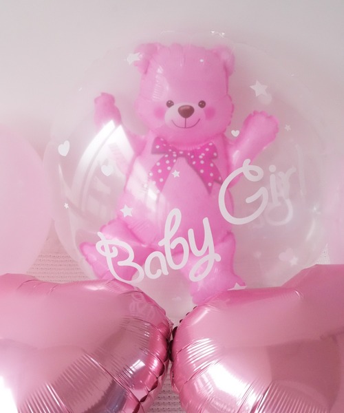 Port / ポート 】 ベビーシャワー くまちゃん バルーン / ジェンダーリ