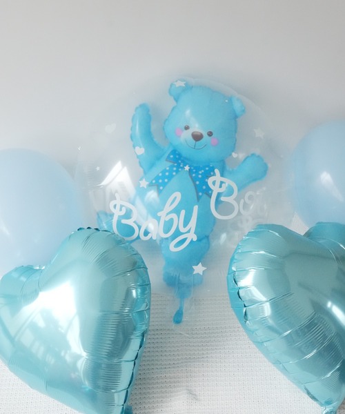 Port / ポート 】 ベビーシャワー くまちゃん バルーン / ジェンダーリ
