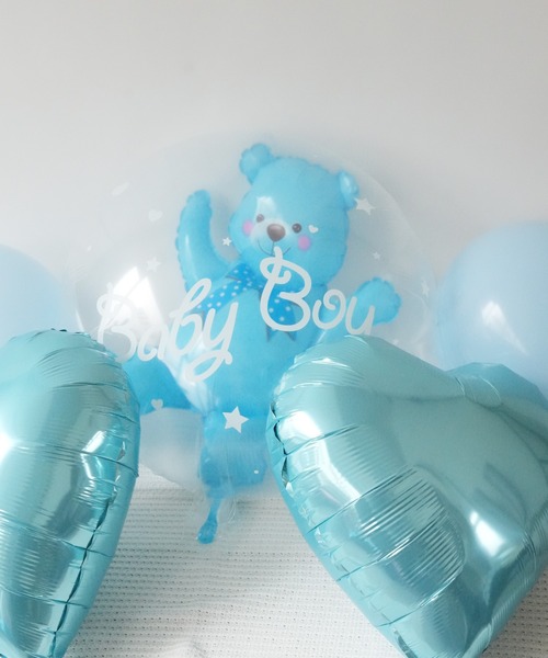 Port / ポート 】 ベビーシャワー くまちゃん バルーン / ジェンダーリ