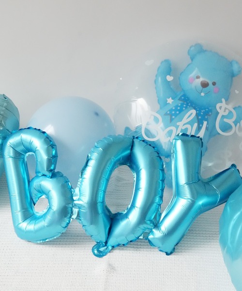 Port / ポート 】 ベビーシャワー くまちゃん バルーン / ジェンダーリ
