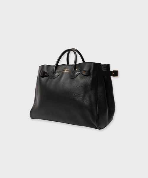 YOUNG&OLSEN The DRYGOODS STORE(ヤングアンドオルセン)の「YOUNG & OLSEN/ヤングアンドオルセン EMBOSSED LEATHER BELTED TOTE M レザートートバッグ(トートバッグ・レディース・ブラック/ブラウン/ベージュ・FREE)」の14枚目の写真