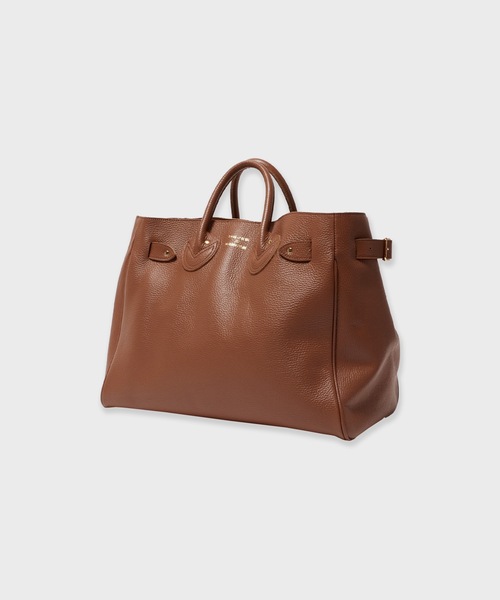 YOUNG&OLSEN The DRYGOODS STORE(ヤングアンドオルセン)の「YOUNG & OLSEN/ヤングアンドオルセン EMBOSSED LEATHER BELTED TOTE M レザートートバッグ(トートバッグ・レディース・ブラック/ブラウン/ベージュ・FREE)」の16枚目の写真