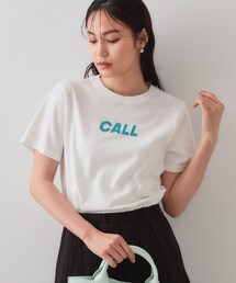 カラーロゴTシャツ【洗濯機洗い可】