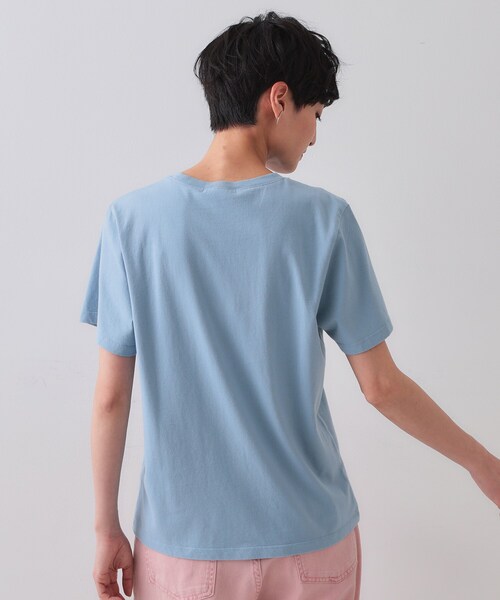 OPAQUE.CLIP(オペークドットクリップ)の「カラーロゴTシャツ【洗濯機洗い可】(Tシャツ/カットソー・レディース・ホワイト/ライトブルー/チャコールグレー・38/40/42)」の18枚目の写真