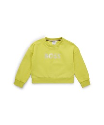 BOSS（ボス）の「キッズ スウェットシャツ コットンブレンドフリース ロゴアートワーク（スウェット）」