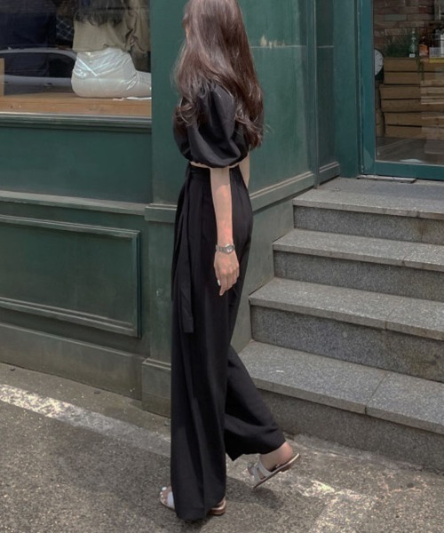 shoppinggo(ショッピングゴー)の「ワイドパンツ タックワイドパンツ(カーゴパンツ・レディース・ブラック系その他/グレー/ブラック/グレー系その他・L/M)」の13枚目の写真