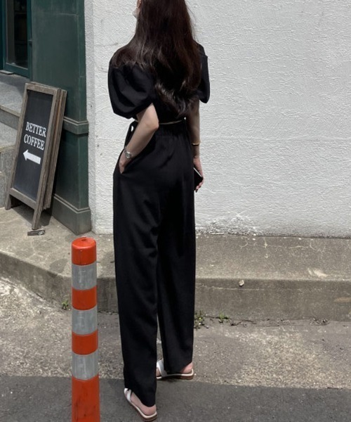 shoppinggo(ショッピングゴー)の「ワイドパンツ タックワイドパンツ(カーゴパンツ・レディース・ブラック系その他/グレー/ブラック/グレー系その他・L/M)」の12枚目の写真