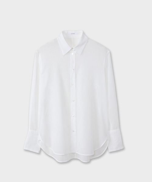 CINOH/チノ】別注 SHEER HALF SLEEVE SHIRT/シアーハーフ