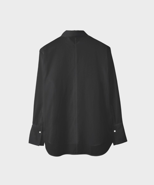 CINOH(チノ)の「SHEER SHIRT(シャツ/ブラウス・レディース・ホワイト/ブラック・FREE)」の10枚目の写真