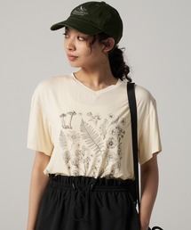 Vネック チュニック Tシャツ
