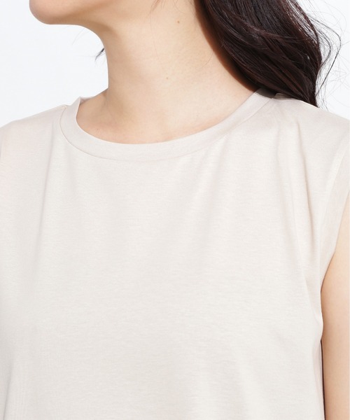 N.（N. Natural Beauty Basic）（エヌエヌナチュラルビューティーベーシック）の「【PS/低身長サイズ】ティアードカットワンピース（ワンピース・レディース・イエロー/ブラック/ベージュ・MEDIUM/P/S）」の14枚目の写真