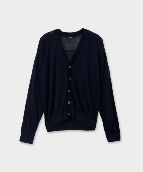 CINOH(チノ)の「SILK ELBOW STITCH KNIT CARDIGAN(カーディガン/ボレロ・メンズ・グレー/ネイビー・46/44)」の3枚目の写真