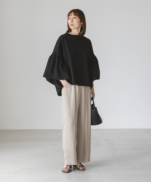 追加》COG THE BIGSMOKE/コグザビッグスモーク LAURA GATHERED SLV TOP