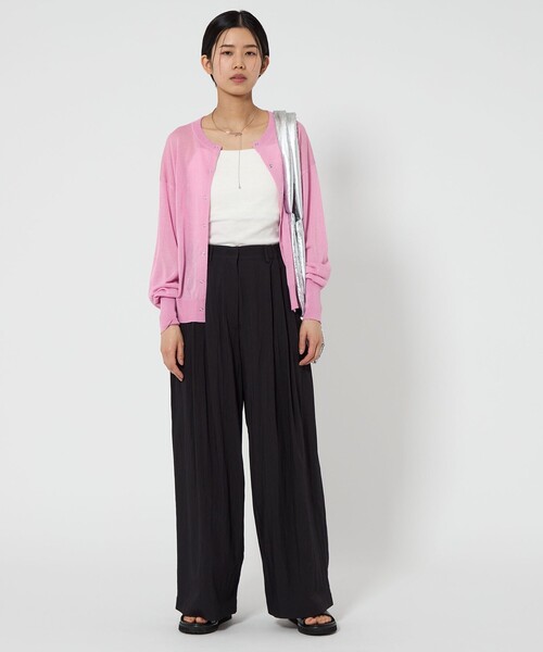 CITEN(シテン)の「<CITEN>エッセンシャルシアーカーディガン(カーディガン/ボレロ・レディース・ライトピンク/オレンジ/ライトグレー/ブラック・FREE)」の17枚目の写真