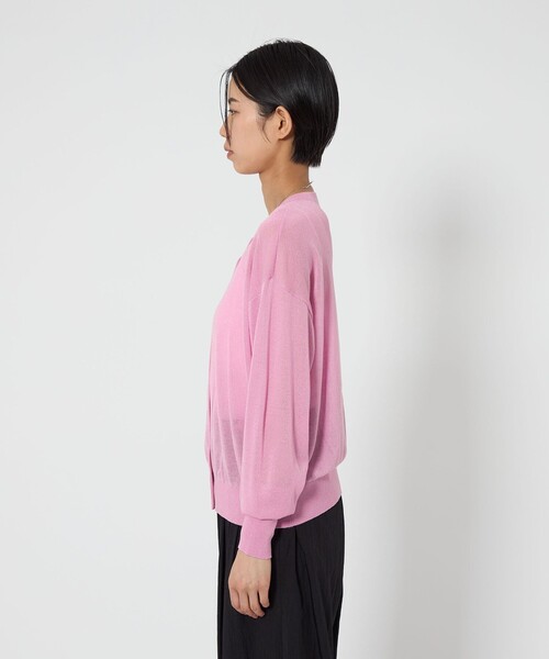 CITEN(シテン)の「<CITEN>エッセンシャルシアーカーディガン(カーディガン/ボレロ・レディース・ライトピンク/オレンジ/ライトグレー/ブラック・FREE)」の9枚目の写真