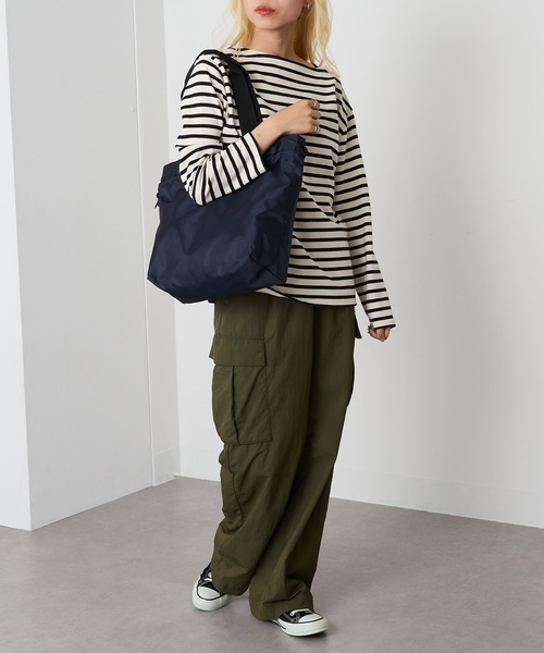 SETUP7(セットアップセブン)の「【SETUP7】2WAY 巾着トート(M)TR-1353 TRW(トートバッグ・レディース・ブラック/ホワイト/ネイビー/ピンク/ブルー・FREE)」の19枚目の写真