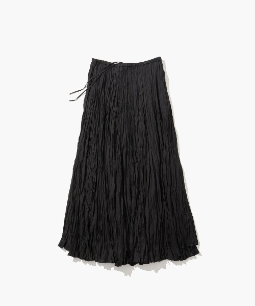 ATON（エイトン）の「ATON CATCH WASHER CUPRA CIRCULAR SKIRT SKAGGM0303（スカート・レディース・ブラック・36）」の5枚目の写真