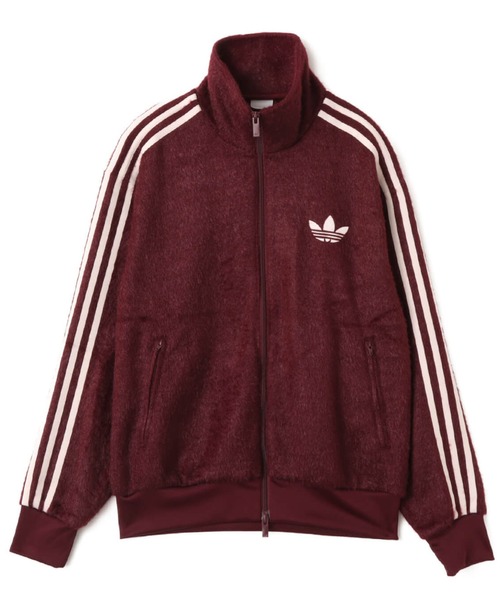adidas(アディダス)の「adidas MOHAIR FIREBIRD TRACK TOP / アディダス モヘア ファイヤーバード トラック トップ(その他アウター・レディース・バーガンディー・S/M/L)」の1枚目の写真