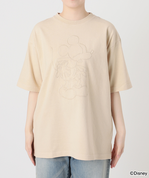 JOHNBULL/ジョンブル ＜MICKEY MOUSE＞ T Embroidery（Tシャツ