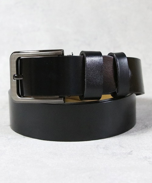 ８(eight)（エイト）の「レザーバックルベルト（ベルト・メンズ・ブラウン/ブラック/ダークブラウン・FREE）」の2枚目の写真
