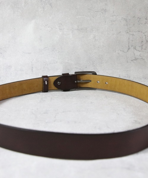 ８(eight)（エイト）の「レザーバックルベルト（ベルト・メンズ・ブラウン/ブラック/ダークブラウン・FREE）」の8枚目の写真