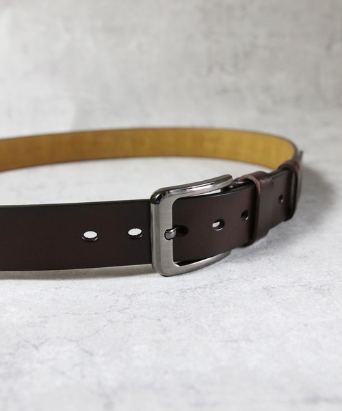 ８(eight)（エイト）の「レザーバックルベルト（ベルト・メンズ・ブラウン/ブラック/ダークブラウン・FREE）」の9枚目の写真