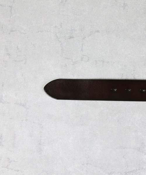 ８(eight)（エイト）の「レザーバックルベルト（ベルト・メンズ・ブラウン/ブラック/ダークブラウン・FREE）」の14枚目の写真