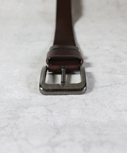 ８(eight)（エイト）の「レザーバックルベルト（ベルト・メンズ・ブラウン/ブラック/ダークブラウン・FREE）」の15枚目の写真