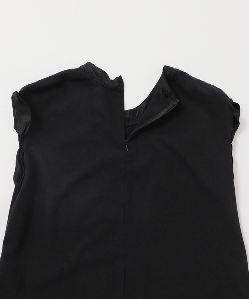 CITYSHOP(シティーショップ)の「SATIN PIPING CUT DRESS:ワンピース(ワンピース・レディース・ブラック/ホワイト・38/36)」の19枚目の写真