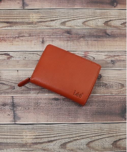 Lee(リー)の「Lee 柔らかゴートレザー二つ折り財布 ラウンドファスナー(財布・メンズ・ネイビー/キャメル/グリーン/レッド/チョコ/ブラック・FREE)」の16枚目の写真