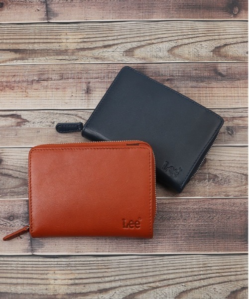 Lee(リー)の「Lee 柔らかゴートレザー二つ折り財布 ラウンドファスナー(財布・メンズ・ネイビー/キャメル/グリーン/レッド/チョコ/ブラック・FREE)」の17枚目の写真
