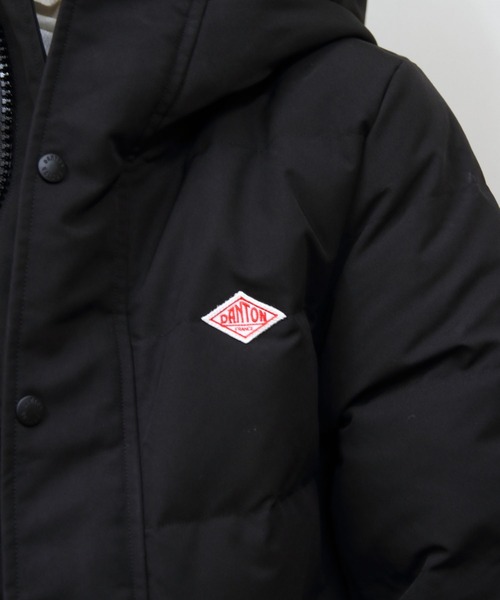 DANTON/ダントン フェイクファーフーデッドダウンジャケット FAKE FAR