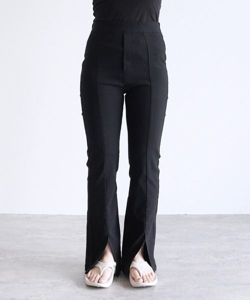 reca（レカ）の「フロントスリットストレッチパンツ（その他パンツ・レディース・ブラック・MP/M/L）」の13枚目の写真