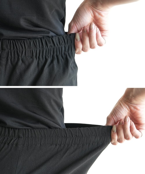 reca（レカ）の「フロントスリットストレッチパンツ（その他パンツ・レディース・ブラック・MP/M/L）」の7枚目の写真