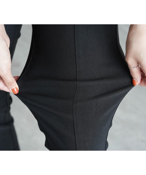 reca（レカ）の「フロントスリットストレッチパンツ（その他パンツ・レディース・ブラック・MP/M/L）」の8枚目の写真