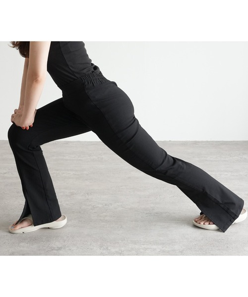 reca（レカ）の「フロントスリットストレッチパンツ（その他パンツ・レディース・ブラック・MP/M/L）」の9枚目の写真