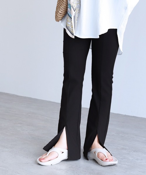 reca(レカ)の「フロントスリットストレッチパンツ(その他パンツ・レディース・ブラック・MP/M/L)」の21枚目の写真