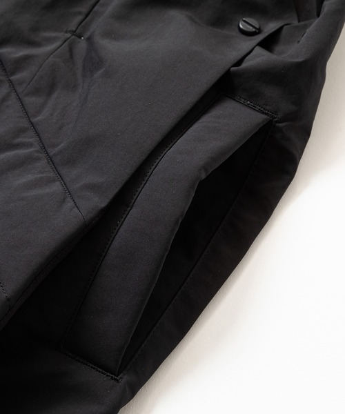 meanswhile(ミーンズワイル)の「Side Slit Paper Touch Luggage Vest(ベスト・メンズ・ブラック・2(M)/3(L))」の7枚目の写真