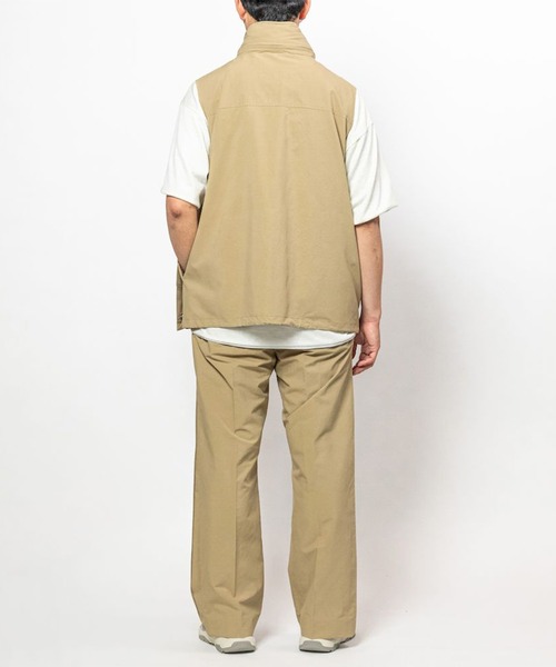 meanswhile(ミーンズワイル)の「Side Slit Paper Touch Luggage Vest(ベスト・メンズ・ブラック・2(M)/3(L))」の16枚目の写真