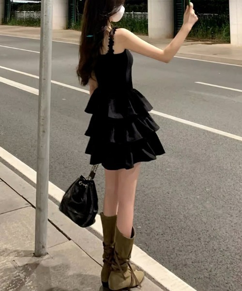 ルミニョン　ワンピース Lumignon original ♥ white lace sheer long op | Lumignon