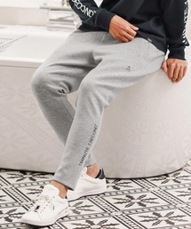 mp13841-cardboard knit pants with logo print イージーパンツ