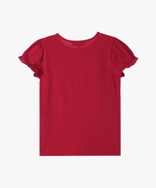 agnes b.(アニエスベー)の「キッズ ハートプリント コットン 半袖 Tシャツ(ニット/セーター・キッズ・ピンク系・12YEAR/10YEAR/4YEAR/8YEAR/6YEAR)」の6枚目の写真