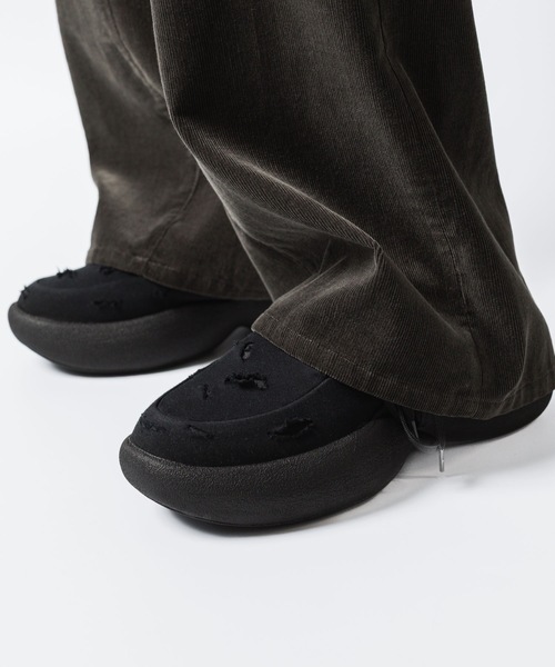 VEIN (ヴェイン)の「コットンジャージー×リップストップ オーバルソール トレイナー / COTTON JERSEY x RIPSTOP OVAL SOLE TRAINER(スニーカー・メンズ・ブラック・42/41)」の15枚目の写真