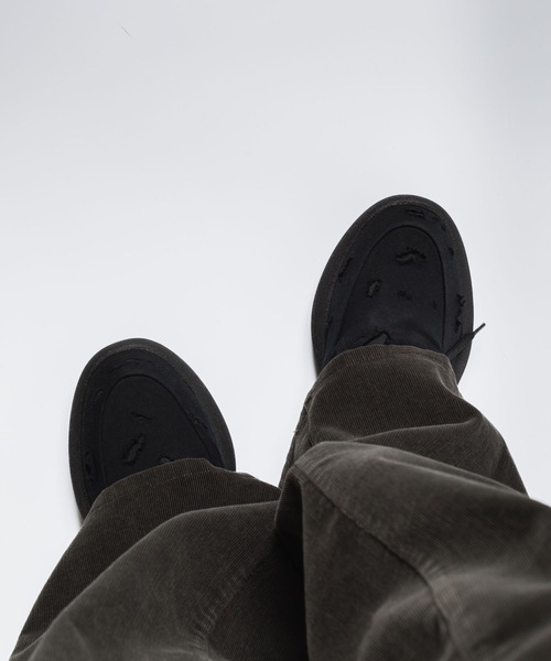 VEIN (ヴェイン)の「コットンジャージー×リップストップ オーバルソール トレイナー / COTTON JERSEY x RIPSTOP OVAL SOLE TRAINER(スニーカー・メンズ・ブラック・42/41)」の19枚目の写真