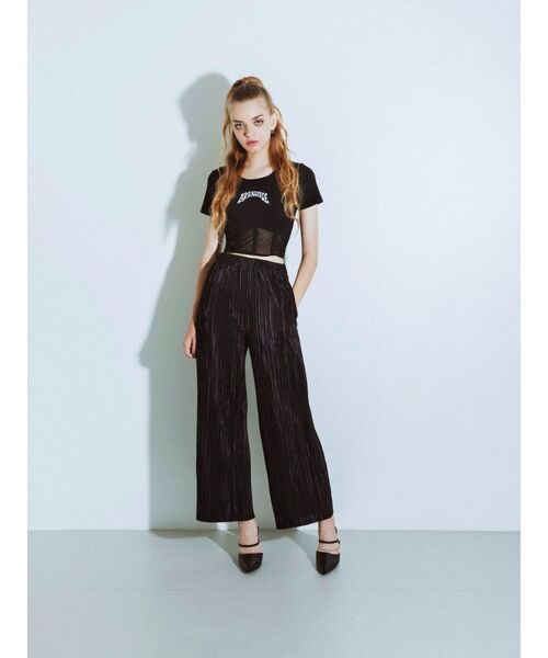 GYDA（ジェイダ）の「3way GDビジューMOLDチェーンストラップポインテッドミュール（パンプス・レディース・ブラック/オフホワイト・SMALL/MEDIUM/LARGE）」の17枚目の写真