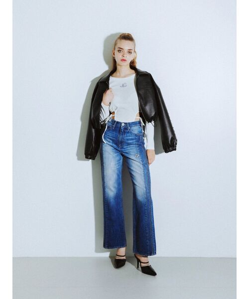 GYDA（ジェイダ）の「3way GDビジューMOLDチェーンストラップポインテッドミュール（パンプス・レディース・ブラック/オフホワイト・SMALL/MEDIUM/LARGE）」の18枚目の写真