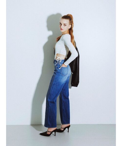 GYDA（ジェイダ）の「3way GDビジューMOLDチェーンストラップポインテッドミュール（パンプス・レディース・ブラック/オフホワイト・SMALL/MEDIUM/LARGE）」の19枚目の写真