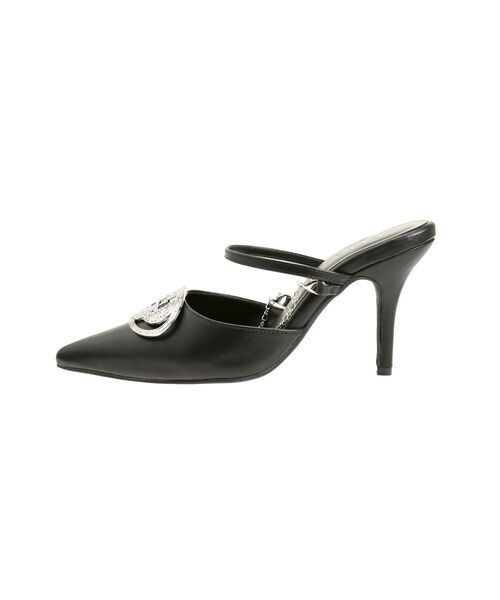 セール】3way GDビジューMOLDチェーンストラップポインテッドミュール