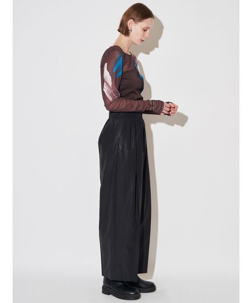 ELENDEEK（エレンディーク）の「オーレグリントスキンカットソー（Tシャツ/カットソー・レディース・ボルドー/ブラウン/アイボリー・FREE）」の16枚目の写真